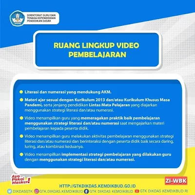 Sayembara Video Materi Pembelajaran Literasi dan Numerasi Yang Mendukung Asesmen Kompetensi Minimum secara daring