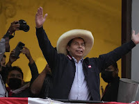 Pedro Castillo declared president-elect of Peru.