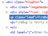 Firebug - CSS Inspector