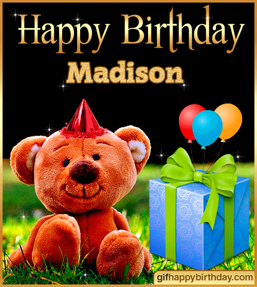 happy birthday madison images