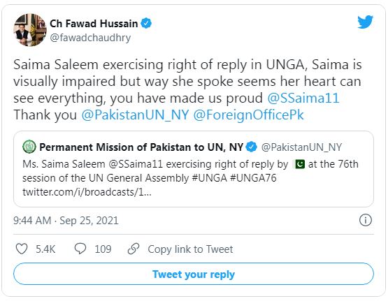 Pakistan hits back at Indian claims at UNGA, reiterates Kashmir not ‘internal matter’