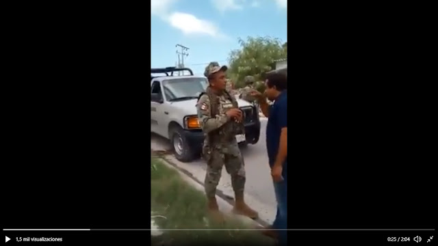 VIDEO.-  Honor y respeto a estos elementos de La Marina, aguanta amenazas e insultos de tipo ebrio y prepotente, de haber querido lo reventada en un segundo pero guardo compostura