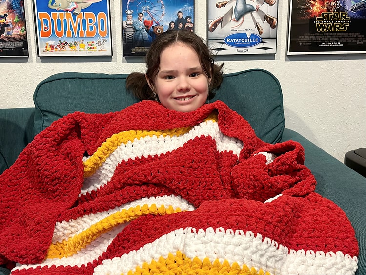 5 Little Monsters: Game Day Blanket