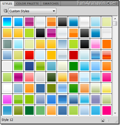Custom Styles Screenshot