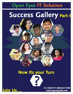 Success gallery, Students Portfolio , Nepal || Open Eyes IT Solution
