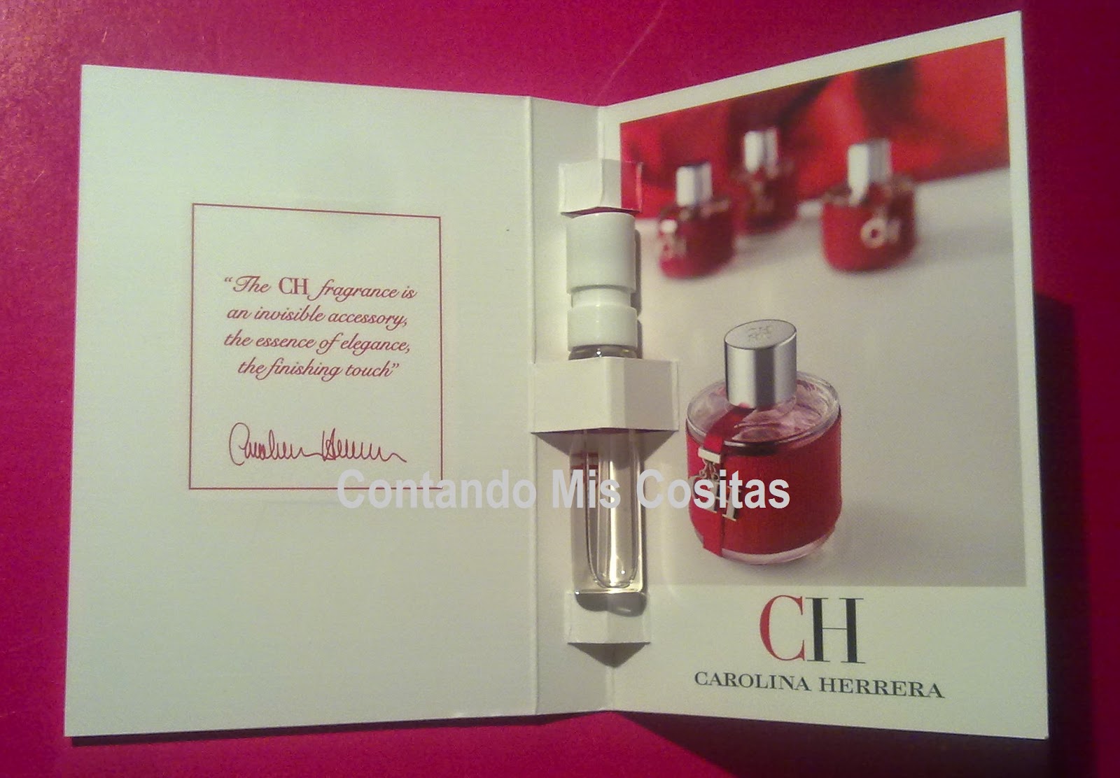 muestra gratis carolina herrera abril 2014