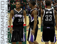 NBA 2K13 Sacramento Kings Alternate #2 Jersey