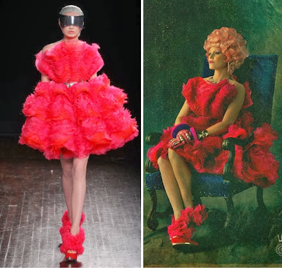 Effie Trinket Alexander McQueen Fashion Looks The Hunger Games: Catching Fire