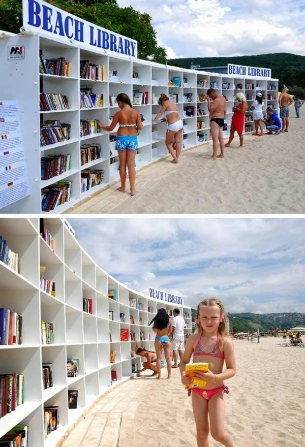 Perpustakaan di Pantai