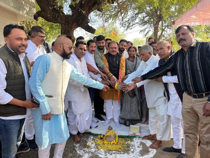 सबनानी ने किया वार्ड 26 में 50 लाख की लागत के निर्माण कार्यों का भूमिपूजन