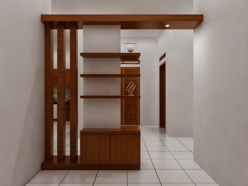 Backdrop TV partisi Dama Desain Interior Backdrop TV partisi Dama Desain Interior