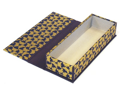 pencil box made with Japanese paper