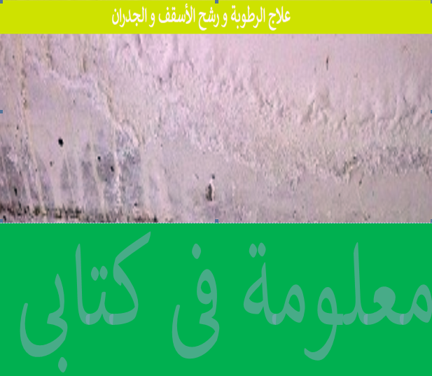 Treatment of moisture and leached ceilings and walls