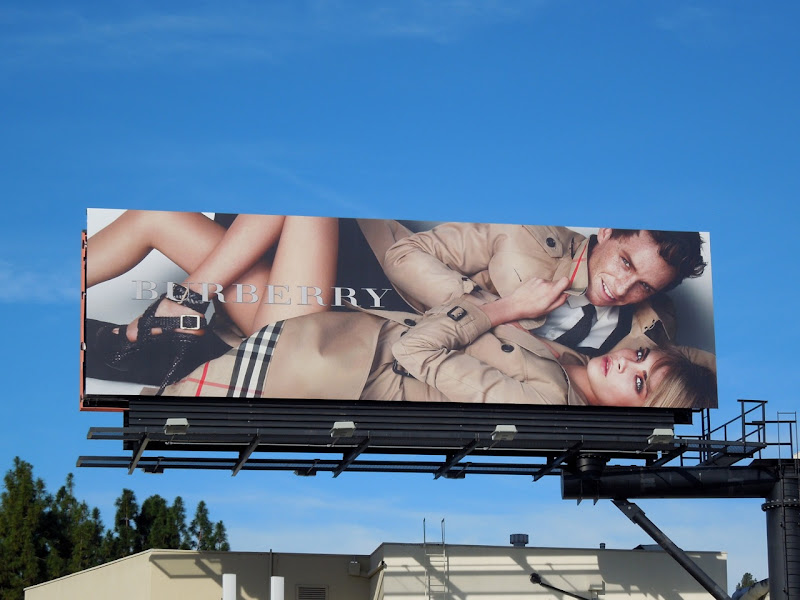 Burberry Eddie Redmayne billboard