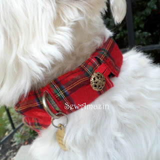 Christmas Bandana style collar slipcovers