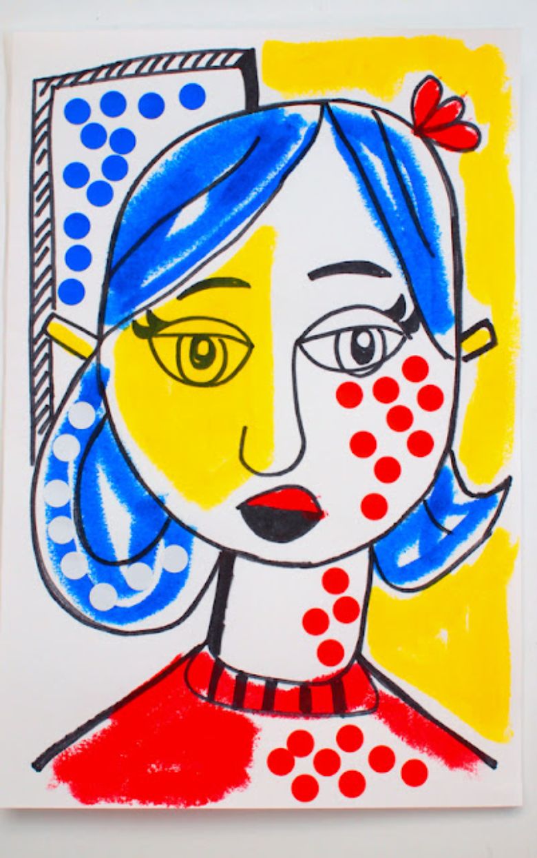 Lichtenstein  art project for kids