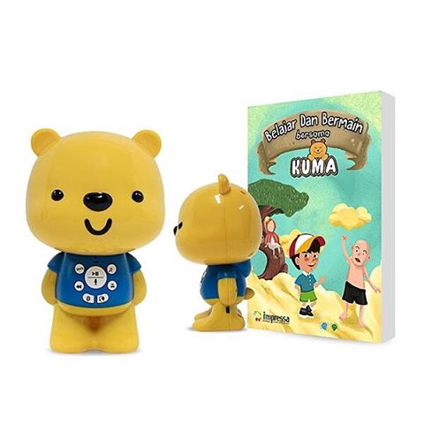 kado ulang tahun untuk anak, bermain bersama kado ulang tahun, boneka kuma.