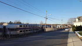 MBTA commuter rail heading to Forge Park