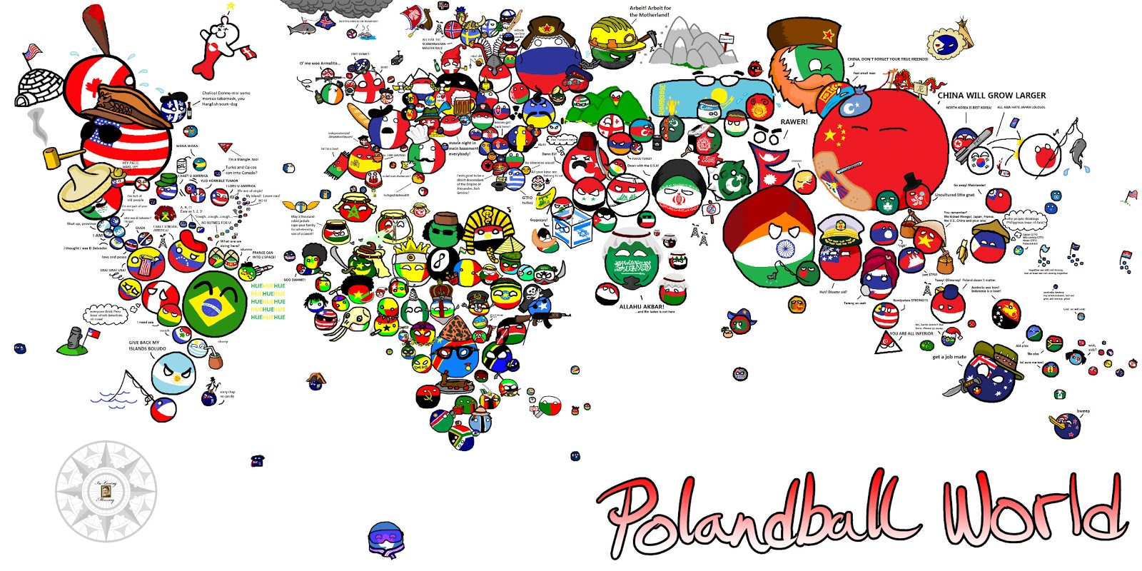 英語ネットスラングの備忘録blog Polandball ポーランドボールとはそもそも何
