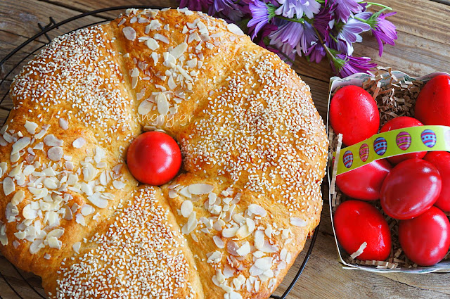 Traditional Greek Easter Bread