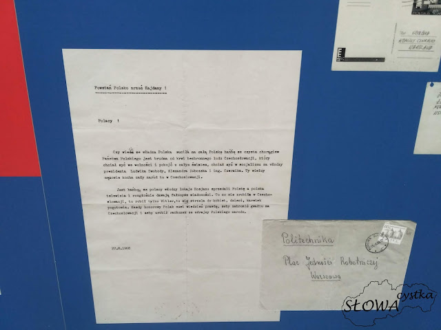 Jestem Solidarny - wystawa o solidarności Polaków ze Słowakami i Czechami po inwazji wojsk układu warszawskiego na Czechosłowację w sierpniu 1968 roku