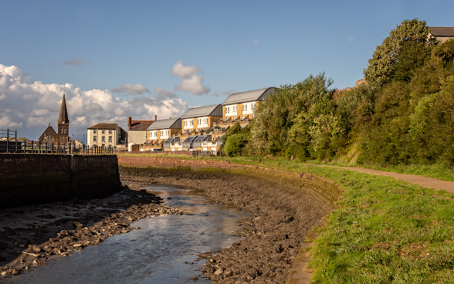 Photo of The River Ellen in Maryport at low tide