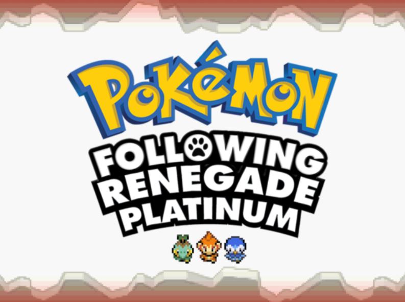 Pokemon Following Renegade Platinum para NDS Imagen Portada