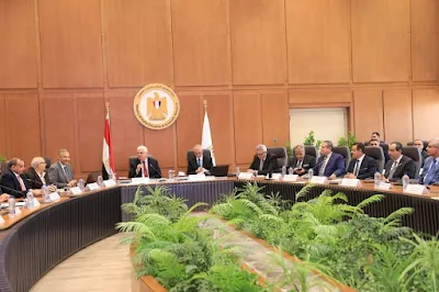 الدكتور حمدان ربيع رئيس جامعة دمياط يشهد اجتماع مجلس الجامعات الأهلية بالعاصمة الإدارية