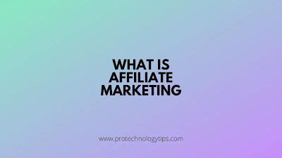 What is affiliate marketing