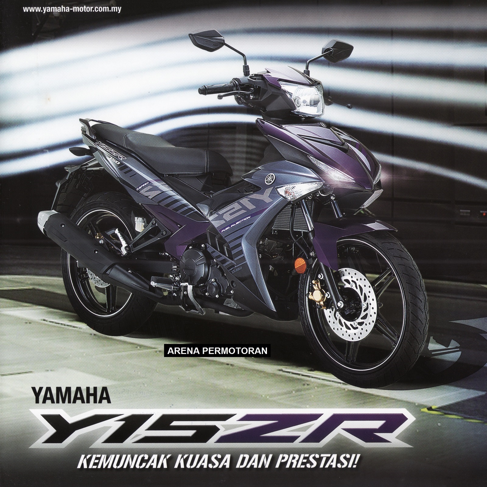 Warna Ungu Baru Yamaha Y15ZR 2016 Arena Motor