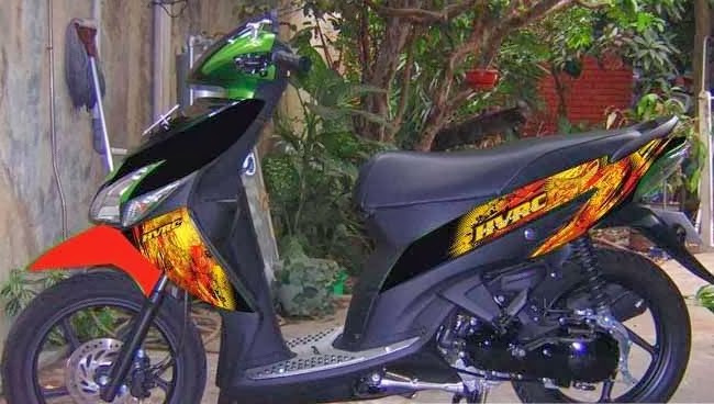 Inspirasi Untuk Modifikasi Motor  Beat  Hitam  Variasi 