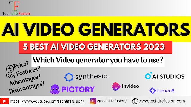 AI video Generators || 5 Best AI Video Generators 2023