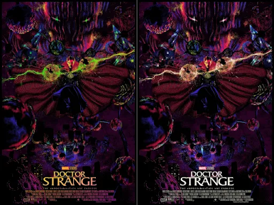 Doctor Strange Marvel Screen Print by Raid71 x Grey Matter Art