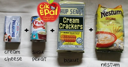 Cik Epal: (RESEPI) Cheesecake biskut or Cheesekut 