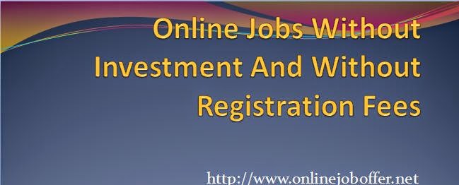 Legit Online Jobs Without Investment From Home You Must Try