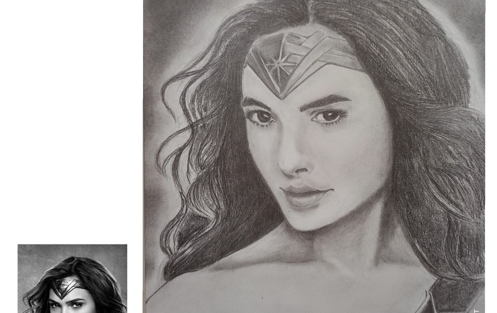 ArtStation  Gal Gadot Potrait Painting