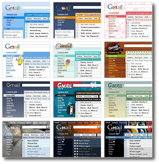 gmail, themes, webmail, incredimail