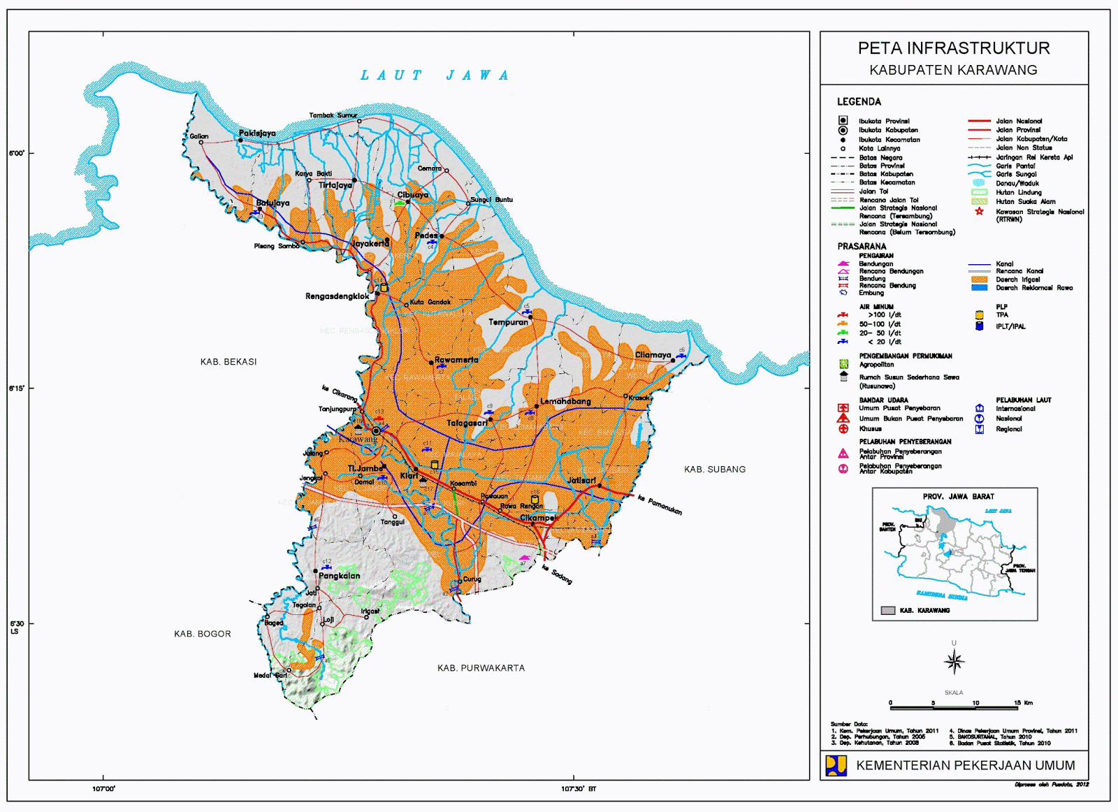  Peta  Kota Peta  Kabupaten Karawang