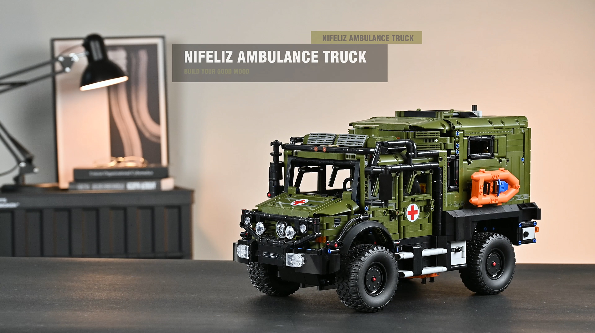Nifeliz Off-Road Ambulance Truck Compatible With Lego Technic