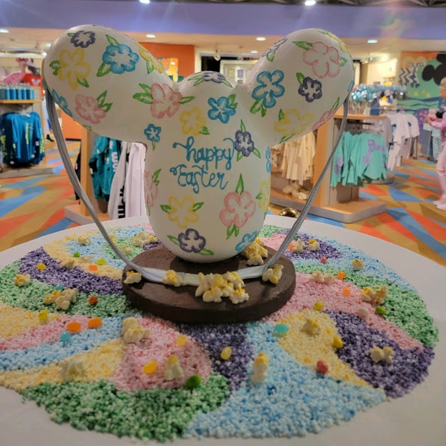 Easter decorations at Disney's Contemporary Resort