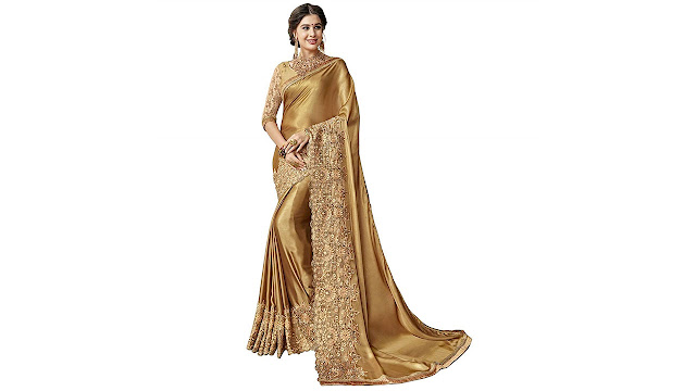 Vaansi women bridal party wear designer collection wedding dulhan heavy work new latest fashion fancy design 2018 saree with blouse