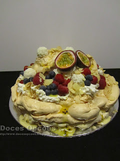 Pavlova de maracujá