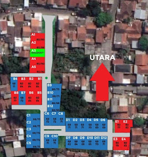 Jual Rumah Perumahan Palmy Residence Sariwangi Bandung  siteplan