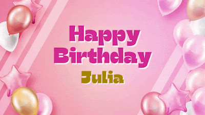 Happy Birthday Julia