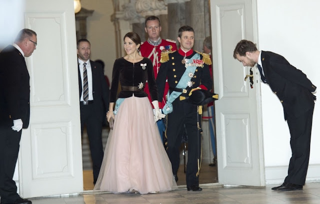  Prince Consort Henrik attend a new years banquet held at Christiansborg Palace for the military and the Danish Emergency Management Agency