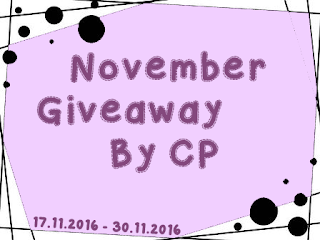 Pemenang November Giveaway by CP