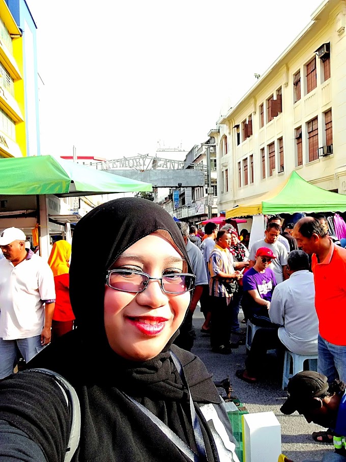 IPOH : PASAR LOKEN DAN 'OLD UNCLE DRINKING COFFEE'