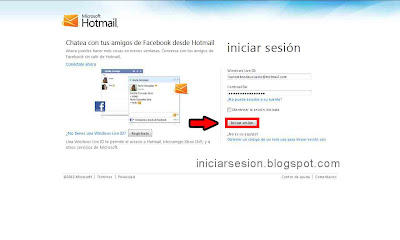 hotmail iniciar sesion