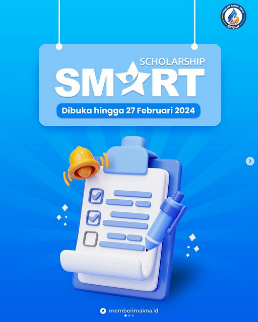 Smart Scholarship YBM BRI 2024 Dibuka, Yuk Segera Merapat