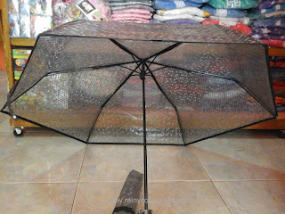 payung transparan jepang berbagai motif pilihan seperti polkadot